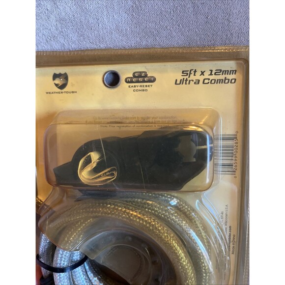 VTG New Old Stock 2004 Master Lock Combination Bike Lock 5 ft Ultra Combo - Picture 5 of 5